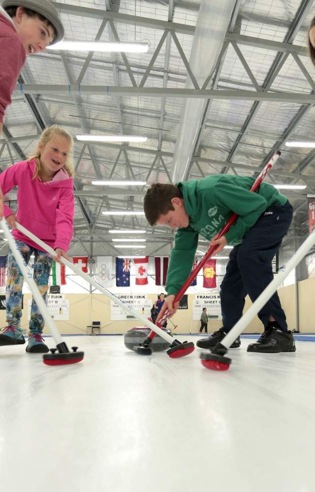 Curling in Naseby Fun for all the family